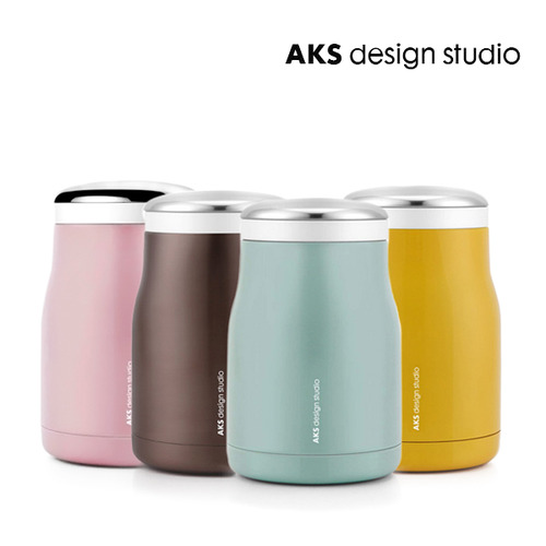 AKS design studio 젤리피쉬 푸드 자르 베큠보틀 470ml(파우치 포함)