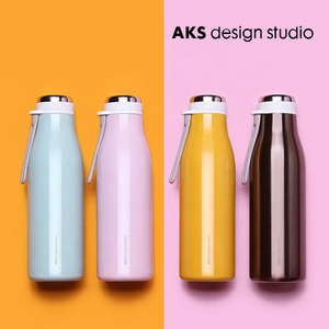 AKS design studio 젤리피쉬 캐리 스트랩 베큠보틀 500ml