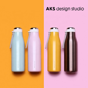 AKS design studio 젤리피쉬 캐리 스트랩 베큠보틀 360ml