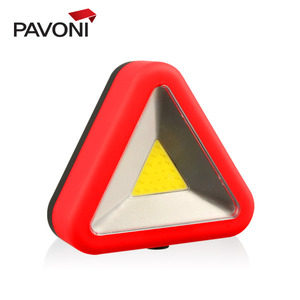파보니 2차 사고방지 삼각형 LED 경고등