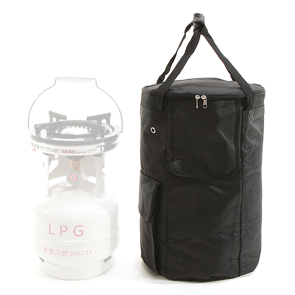 캠핑용 LPG 3kg 가스통 수납 가방 해바라기 버너 수납